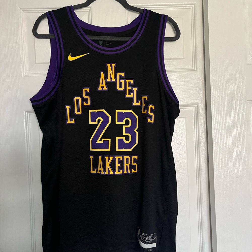 NBA Dri-FIT Jersey with Purple Trim